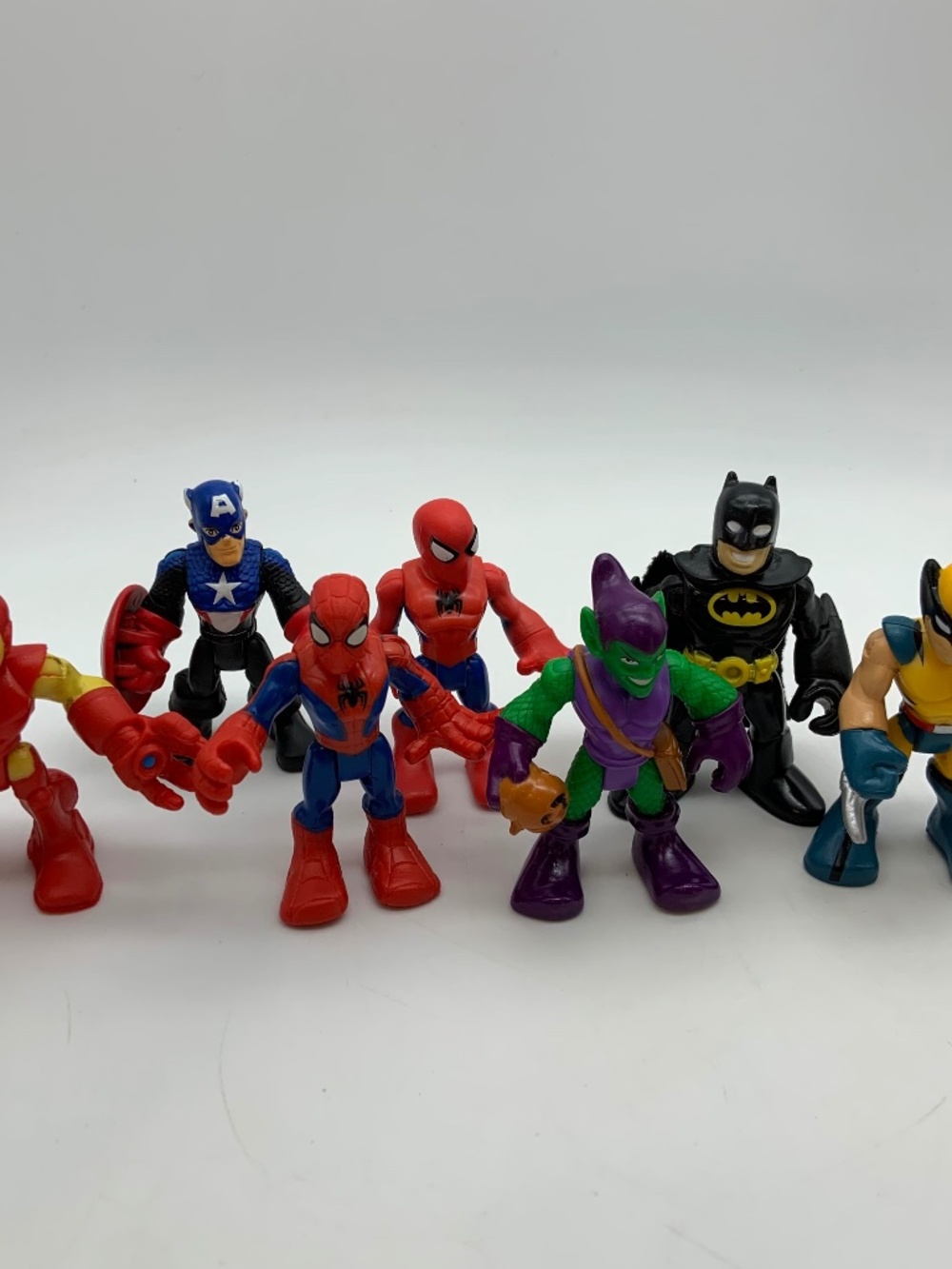 Hasbro Playskool Marvel and DC Comics Superheros Mini Figurines Set of 7